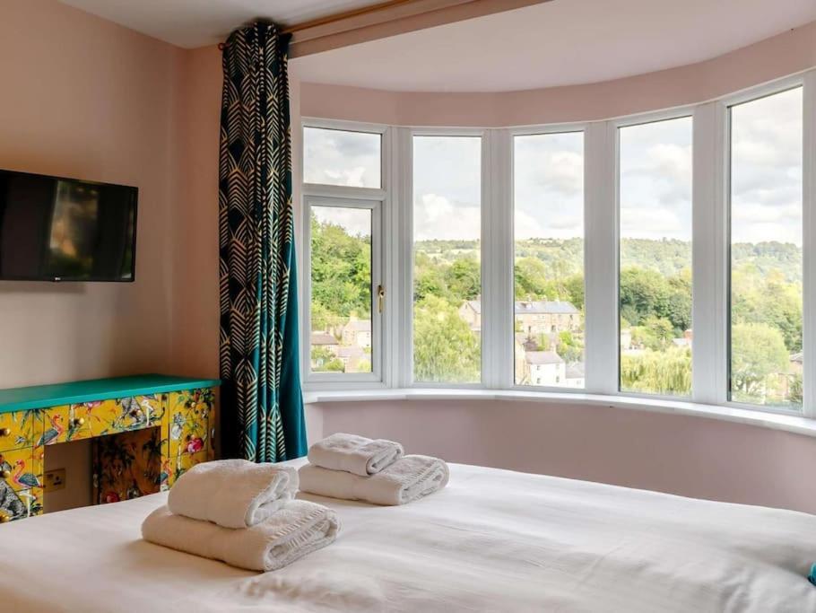 Ferienwohnung Dawns House Cromford, Peak District, Hot Tub, For 6 - Stunning Views Exterior foto